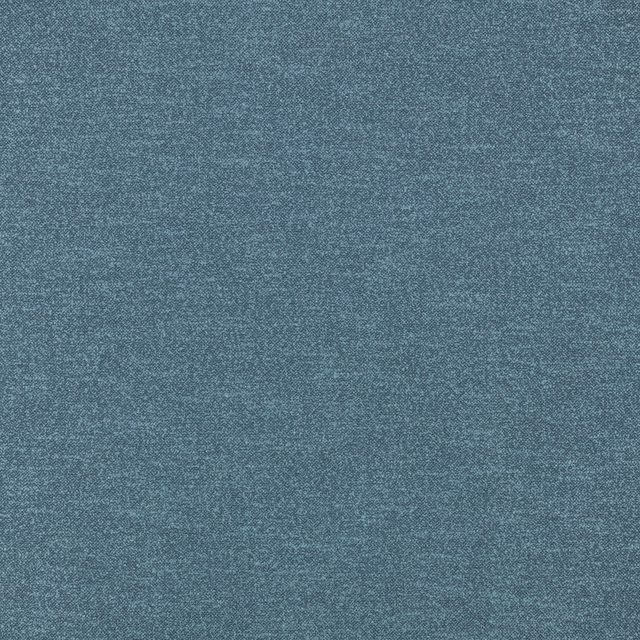 Close-up of muted blue-grey woven fabric with fine mottled texture