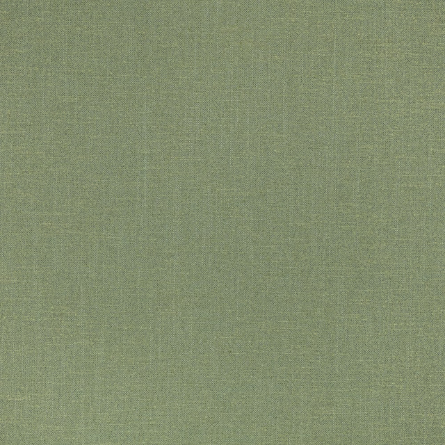 Muted fern-green plain weave with a fine, softly mottled surface