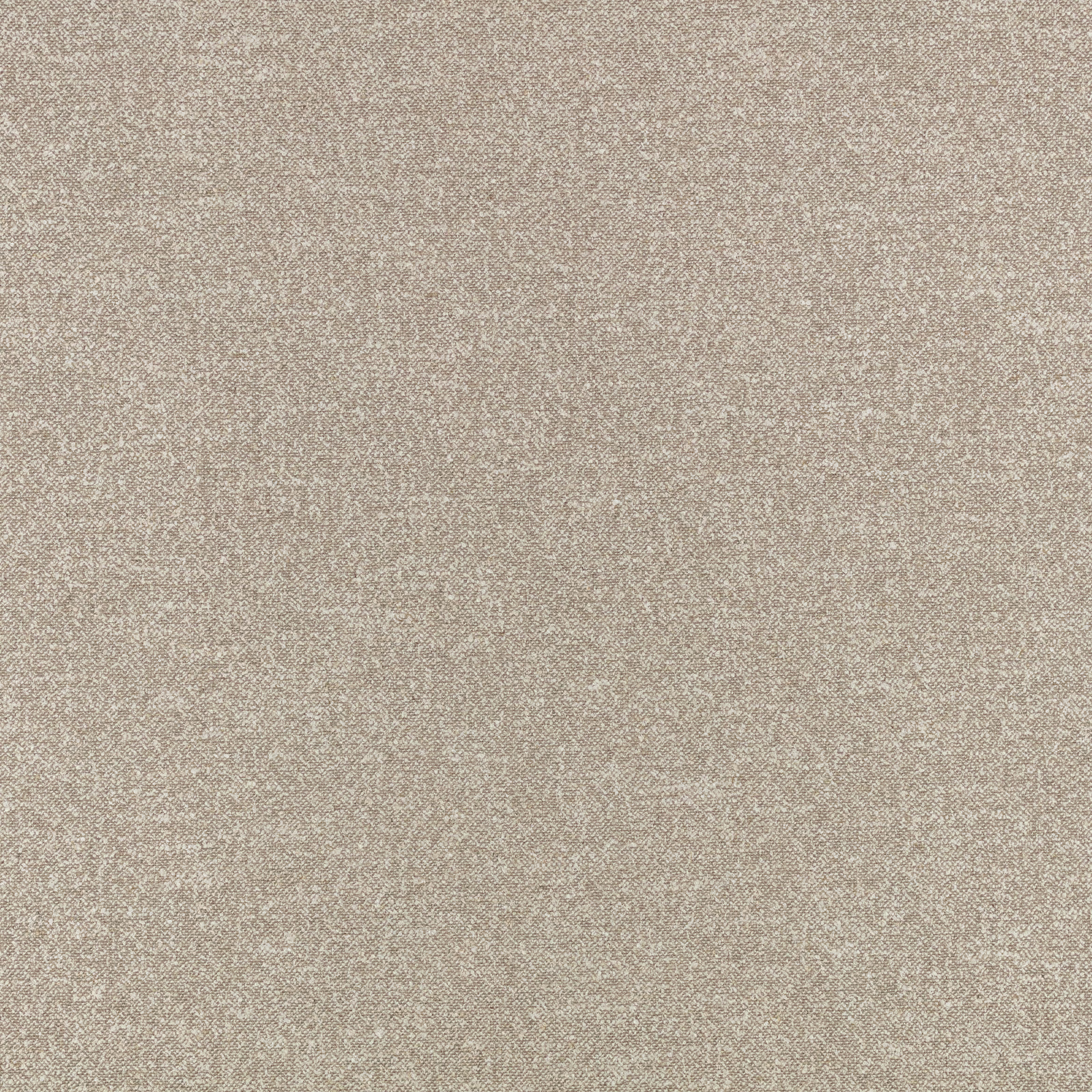 Close-up of warm taupe marl fabric with a fine, mottled woven surface