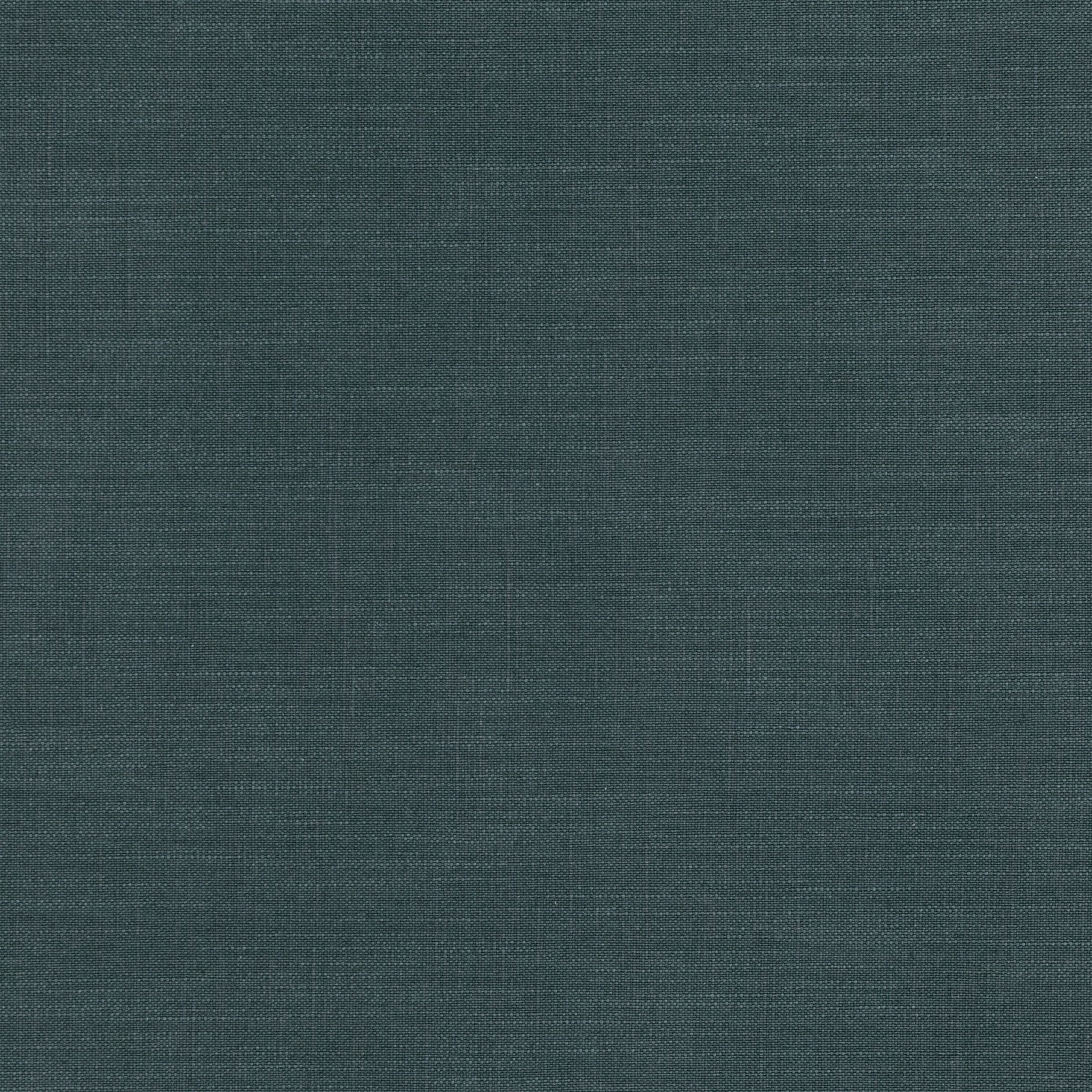 Close-up of dark blue-green Battleship fabric with a fine, subtly irregular woven texture