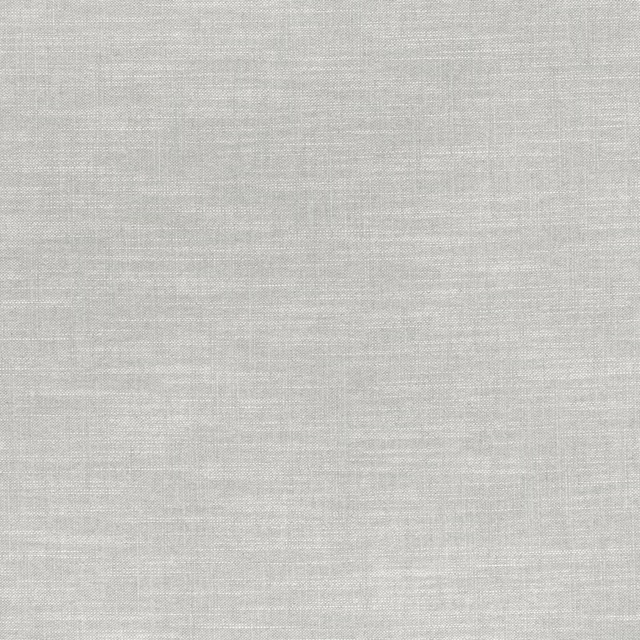 Pale silvery-grey Leoni textile with fine crosshatched weave and subtle horizontal slubs