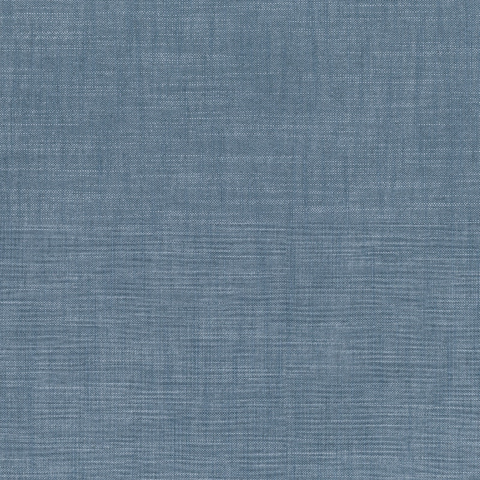 Close-up of cool ice-blue fabric with a fine crosshatched woven texture