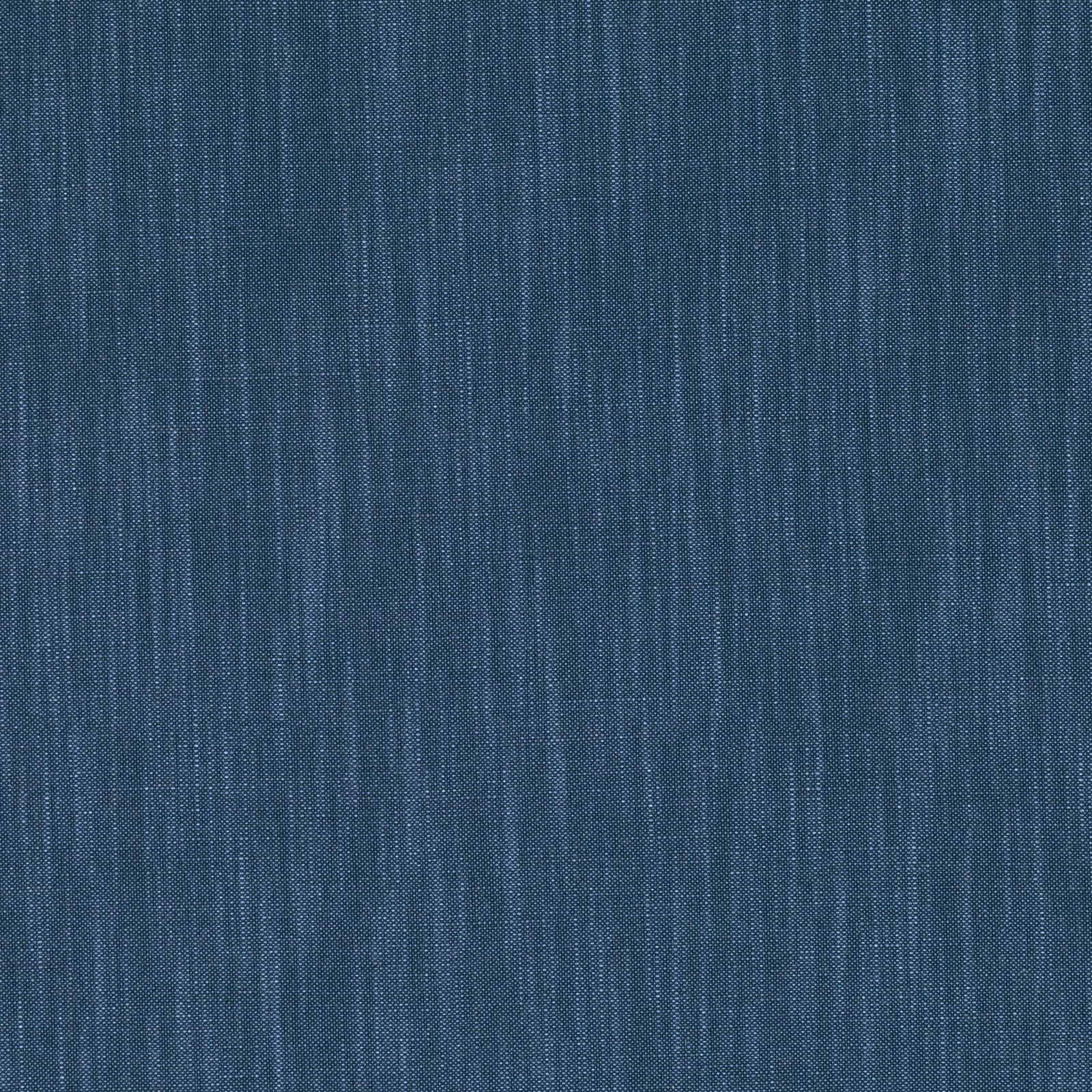 Deep indigo woven fabric with fine irregular vertical striations and tactile texture