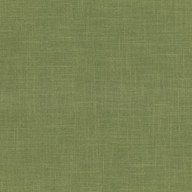 Muted matcha olive fabric showing a fine, irregular crosshatch weave