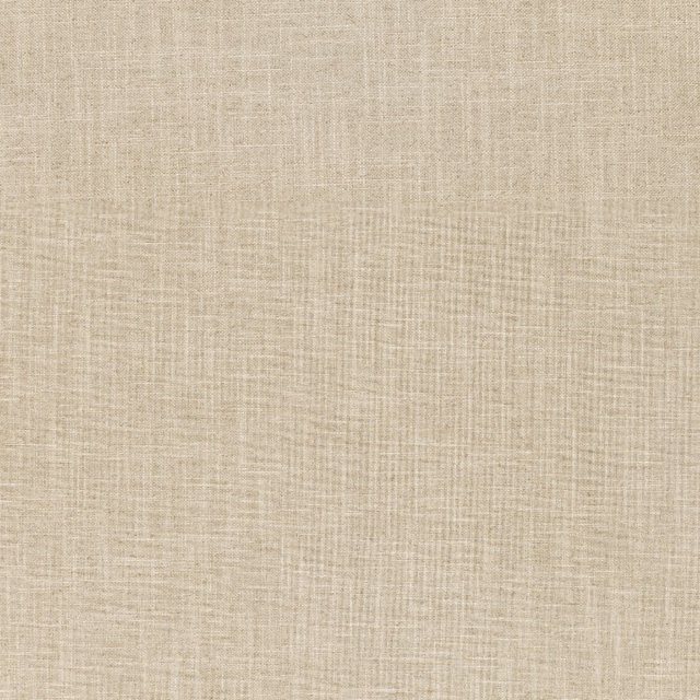 Porridge beige fabric close-up with a fine, softly irregular crosswoven texture