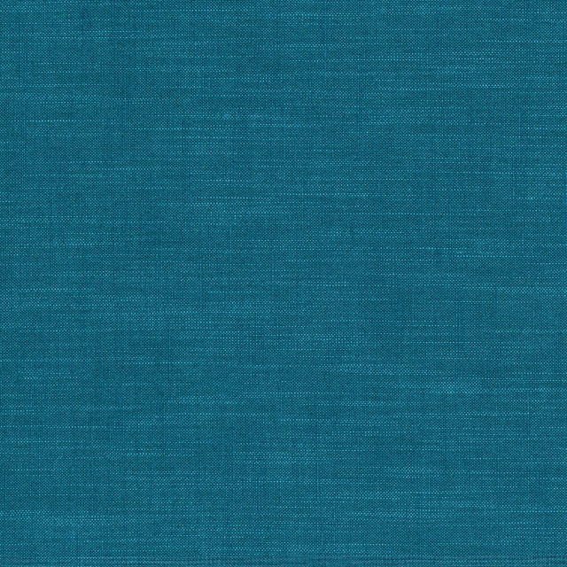 Close-up of cool teal-blue Leoni fabric with a fine textured weave