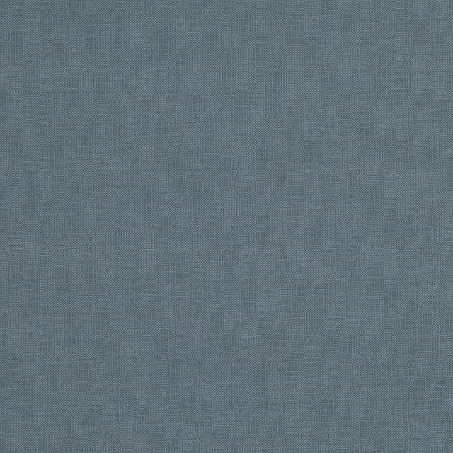 Cool battleship blue-grey fabric with a fine, even woven texture