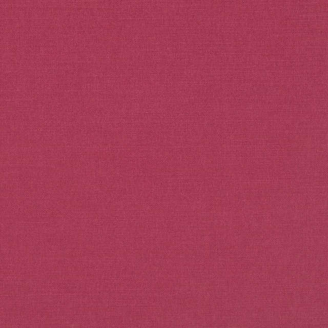 Close-up of muted berry-red Linara fabric showing a fine plain woven texture