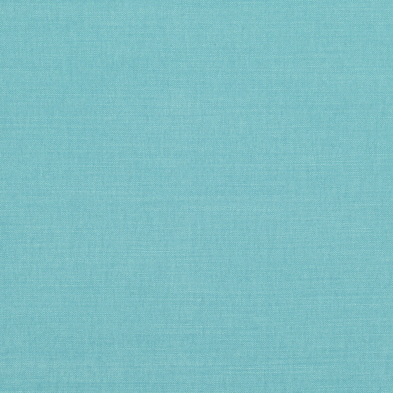 Close-up of aqua-turquoise Linara fabric with a fine, even woven crosshatch texture