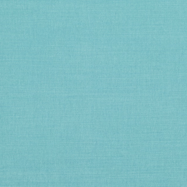 Close-up of aqua-turquoise Linara fabric with a fine, even woven crosshatch texture