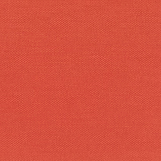 Warm cayenne-red plain weave with a fine, softly textured surface