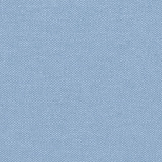 Muted blue chambray weave with fine, subtly varied threads across the swatch