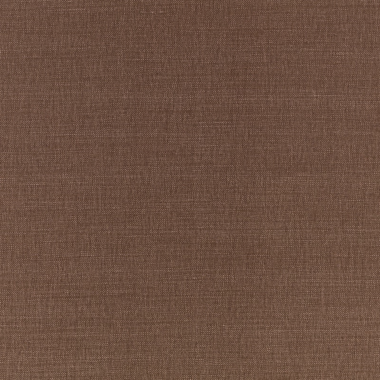 Close-up of warm chocolate-brown plain weave with fine, even textile texture