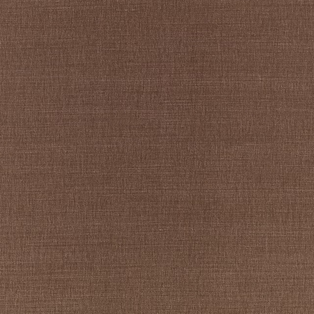 Close-up of warm chocolate-brown plain weave with fine, even textile texture
