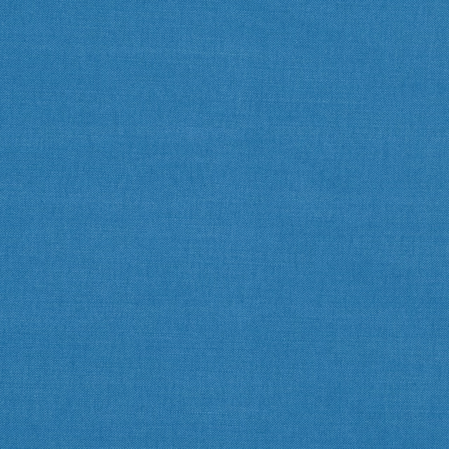 Saturated cobalt-blue plain weave with fine crosshatched texture in close-up