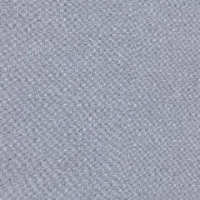 Close view of cool harbour-grey plain weave with fine blue-grey texture
