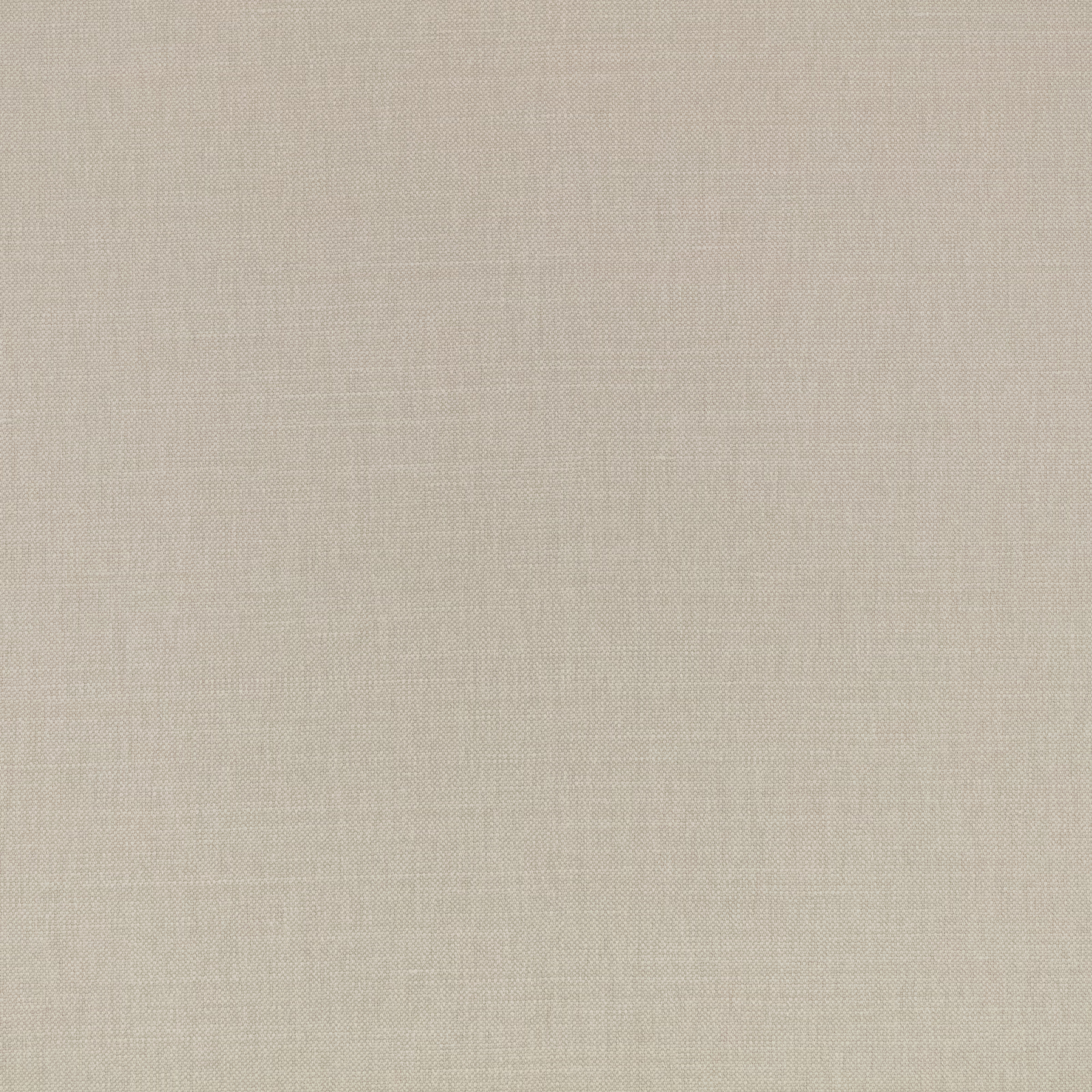Close-up of Linara Heron’s soft greige plain weave with subtle slub texture