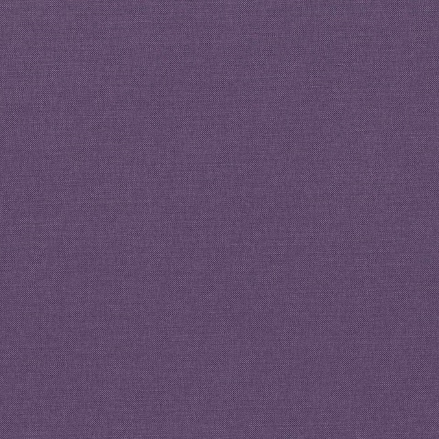 Close view of muted imperial purple plain weave with fine crosshatched texture
