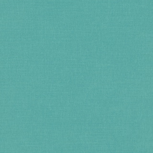 Close-up of muted aqua-teal plain weave with fine horizontal texture