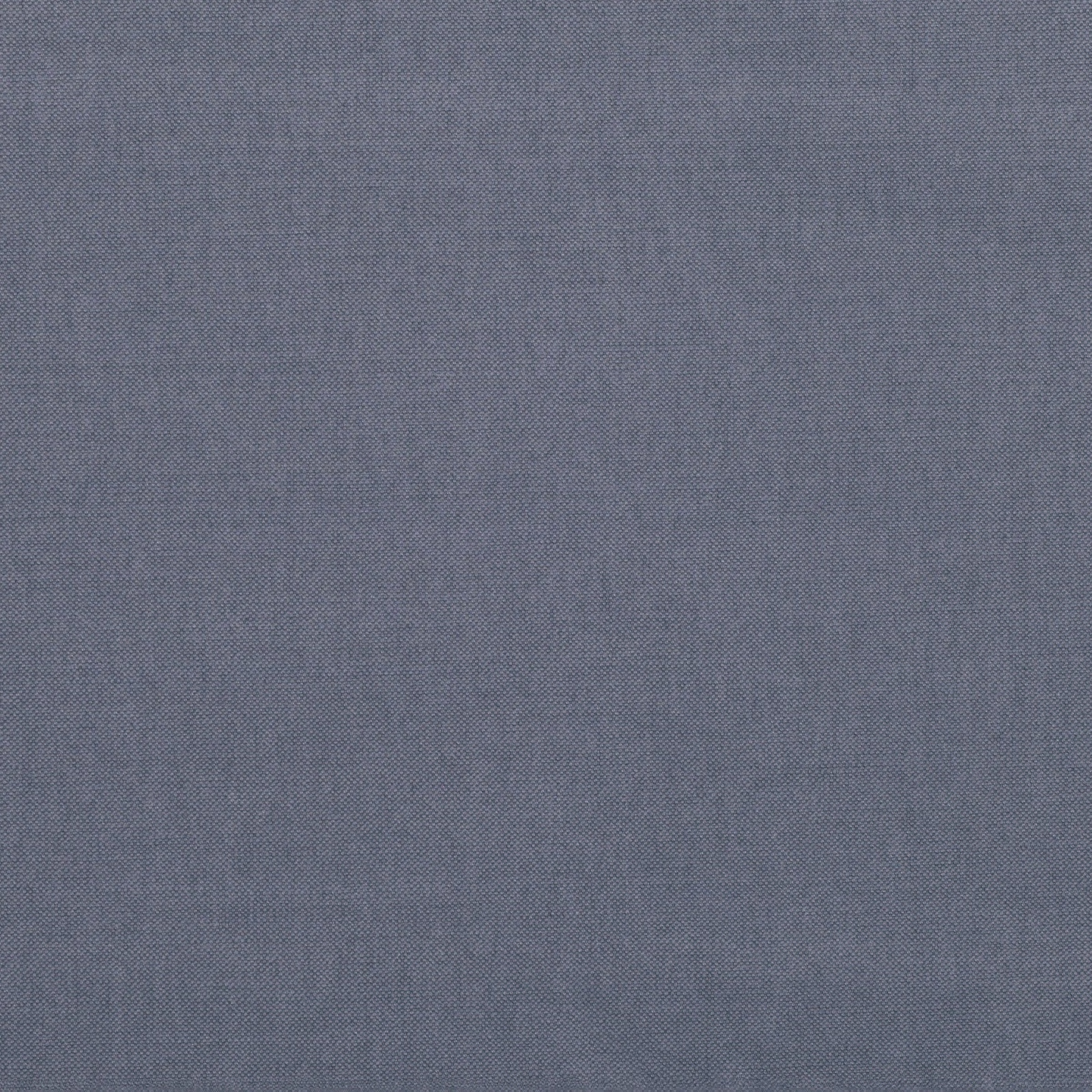 Close-up of slate blue-grey Linara fabric showing a fine, even woven texture