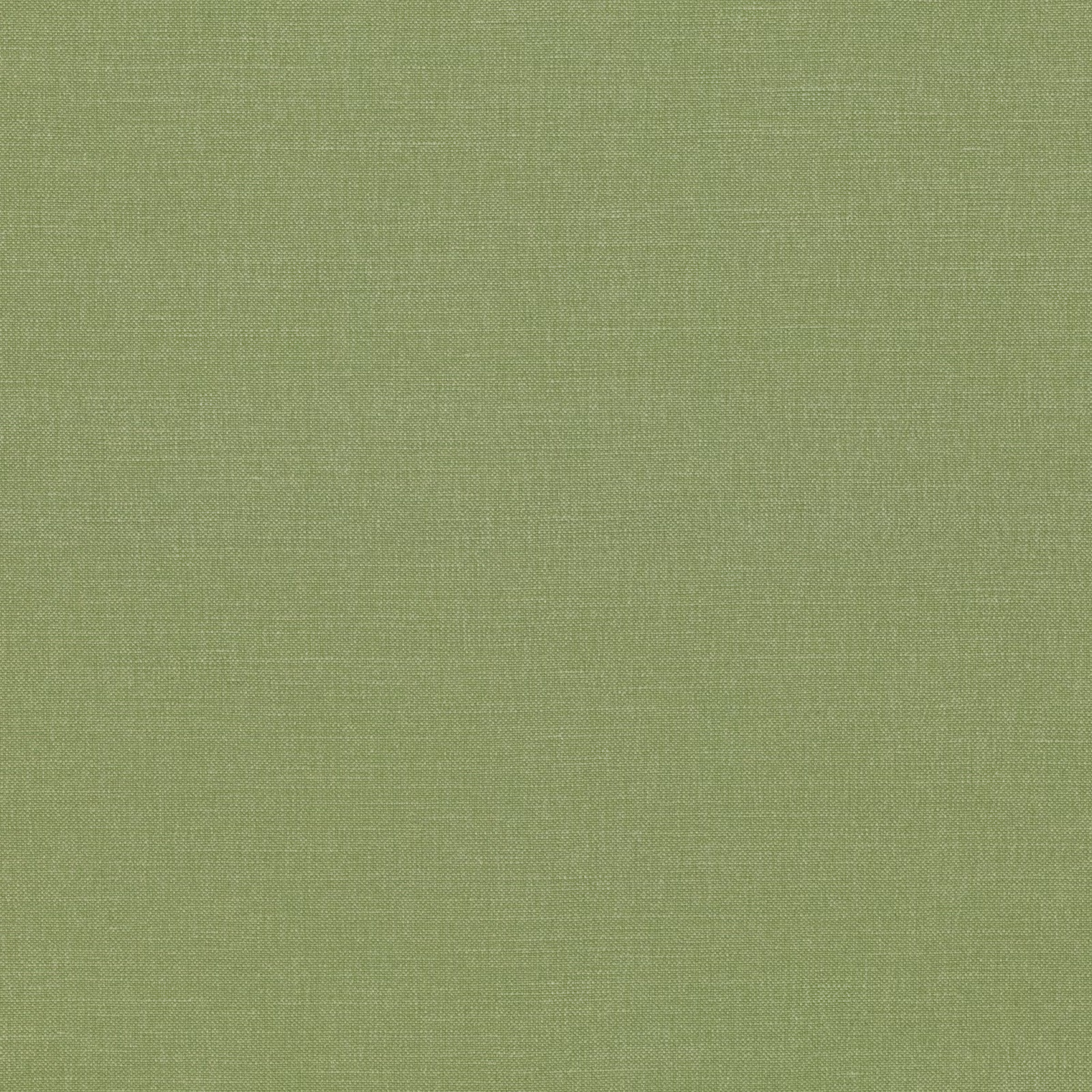 Close-up of muted kiwi green fabric with a fine, even plain weave
