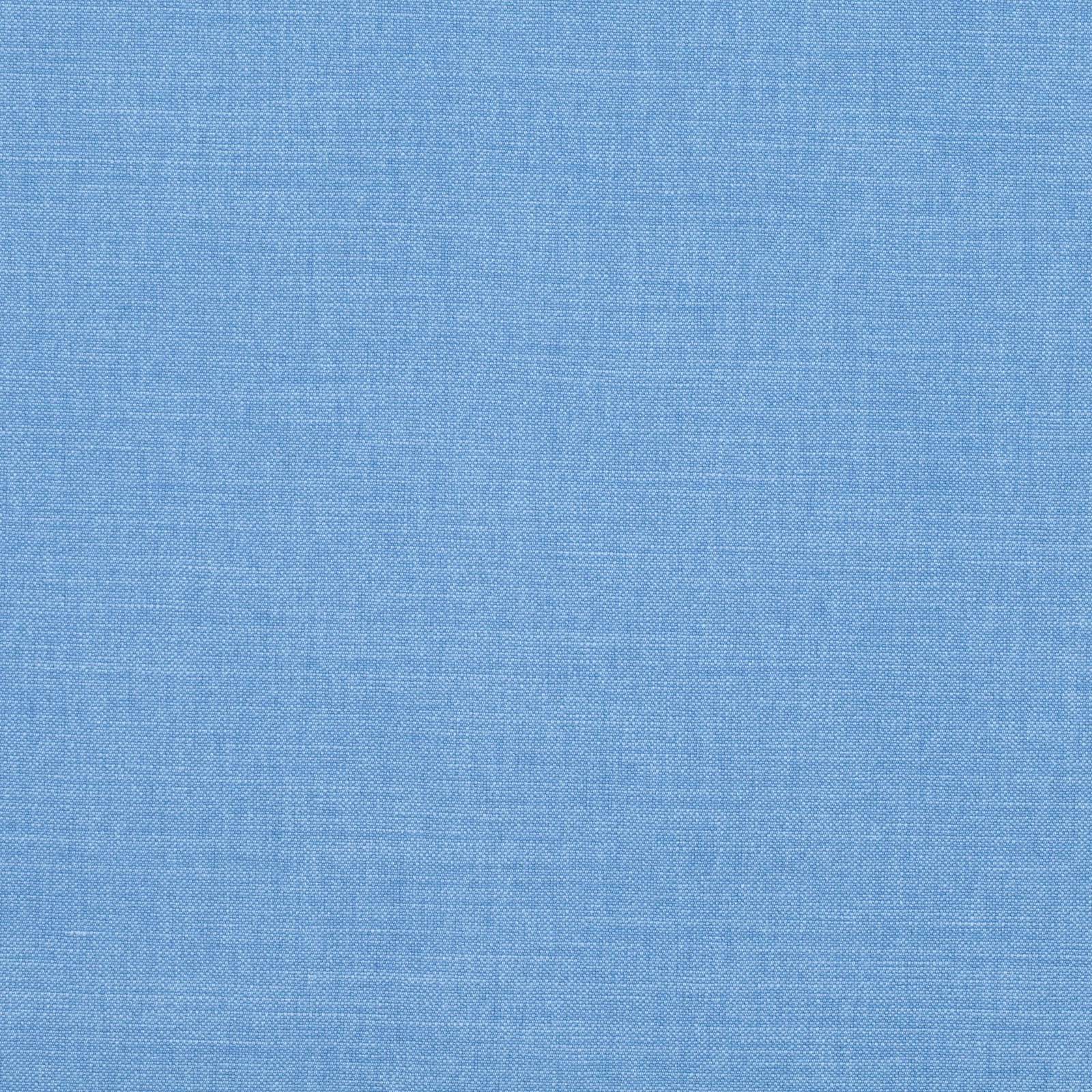 Close-up of soft mid-blue fabric with a fine, even crosswoven texture