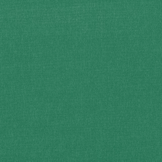 Close-up of finely woven saturated malachite green-teal fabric with subtle texture