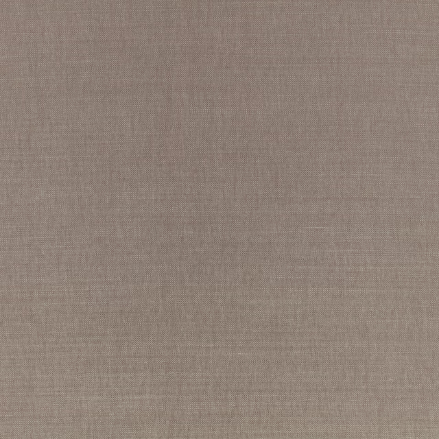Close-up of Linara Mercury’s muted taupe-grey plain weave with fine crosshatch texture