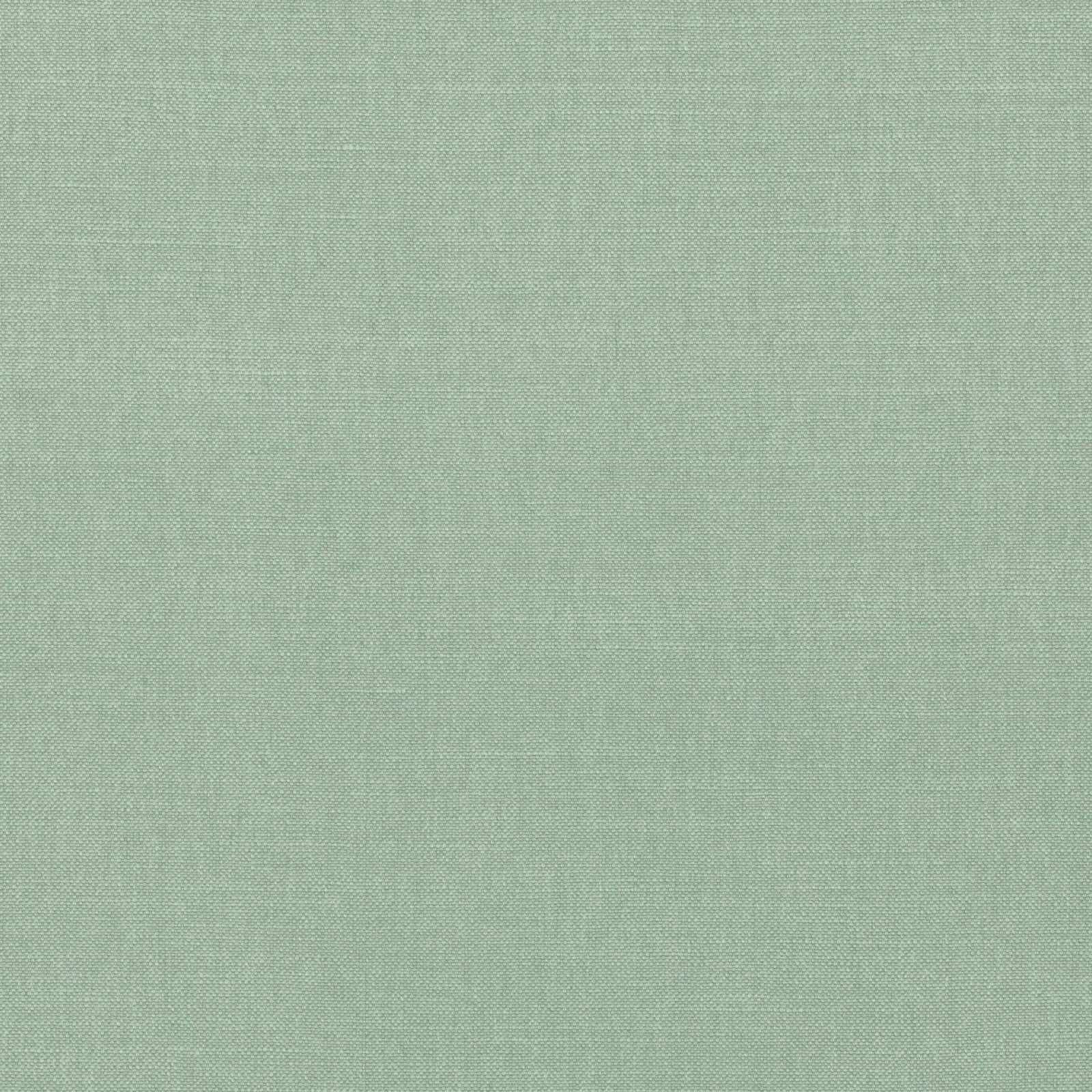 Close-up of pale mint-green Linara fabric showing a fine, even plain weave