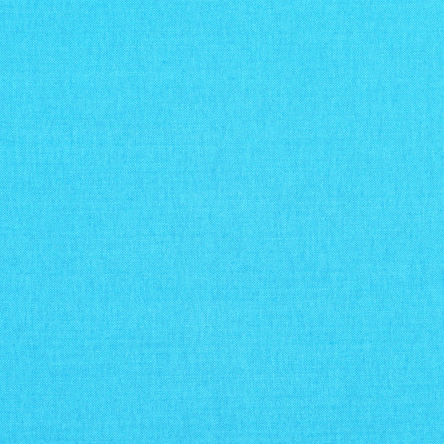 Close-up of vivid aqua-blue fabric with a fine, subtly textured plain weave