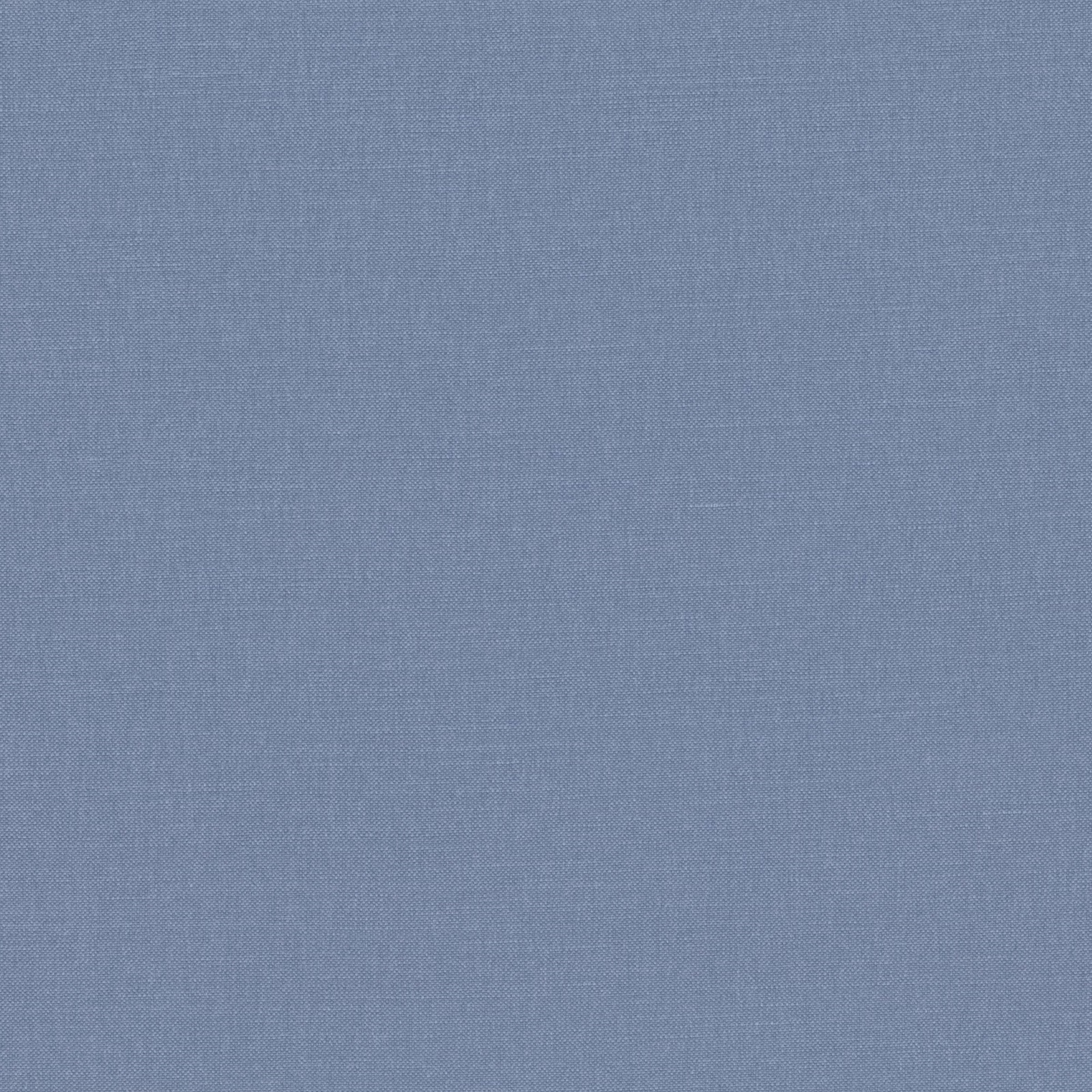 Close-up of muted Nordic blue fabric with a fine, subtly varied woven texture
