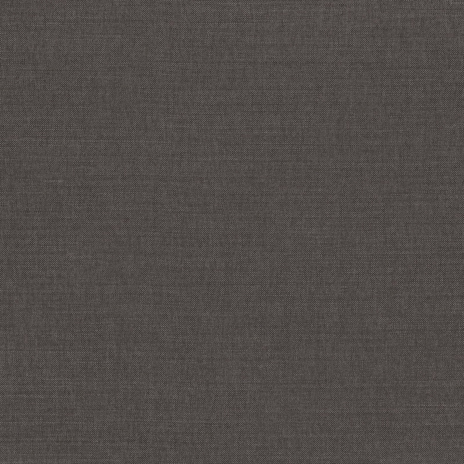 Close-up of Linara Nori in a deep charcoal-taupe plain woven texture