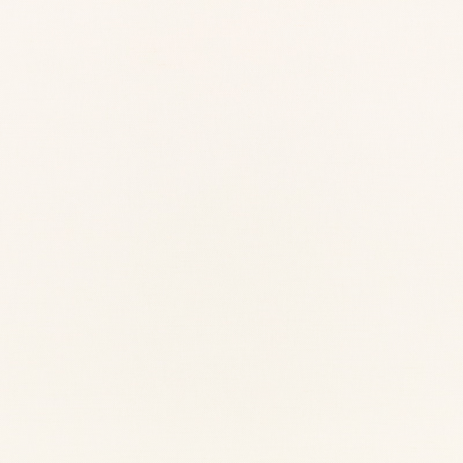 Near-white oyster cream fabric with a subtle, even plain weave