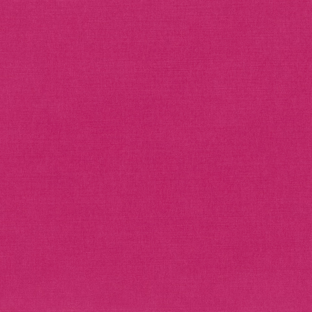 Close-up of vivid magenta-pink Linara fabric showing a fine even woven texture