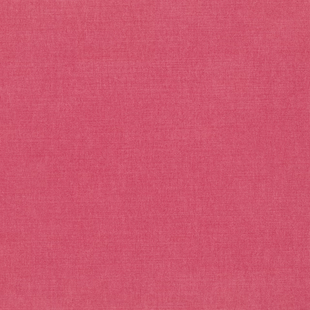 Close view of raspberry-pink plain weave with fine, softly textured crosshatching