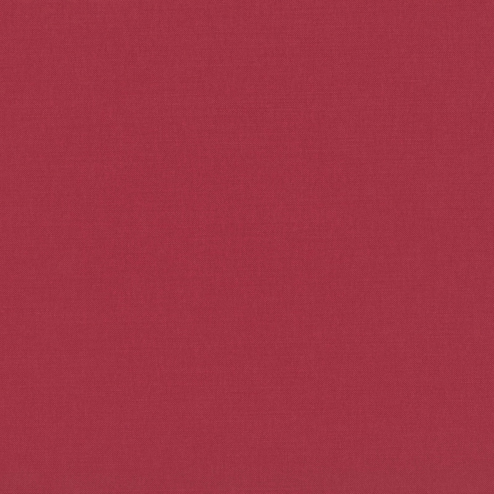Close-up of ruby-red plain weave showing fine, even textile texture