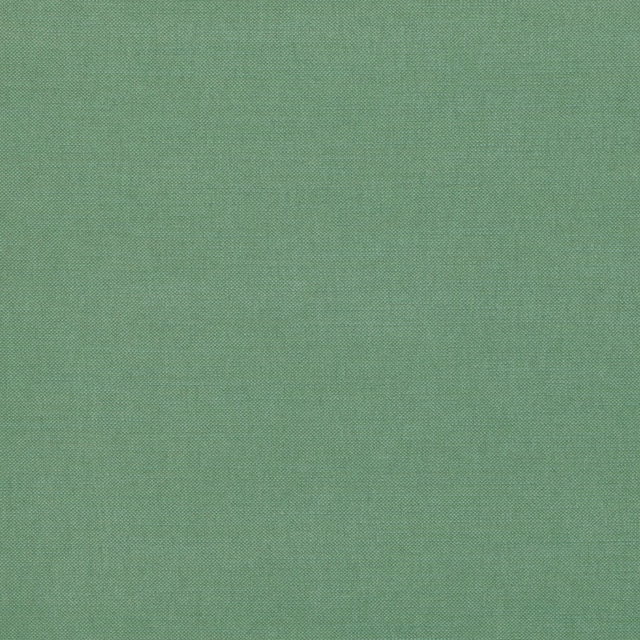 Muted shamrock green fabric with a fine, subtly crosshatched woven surface