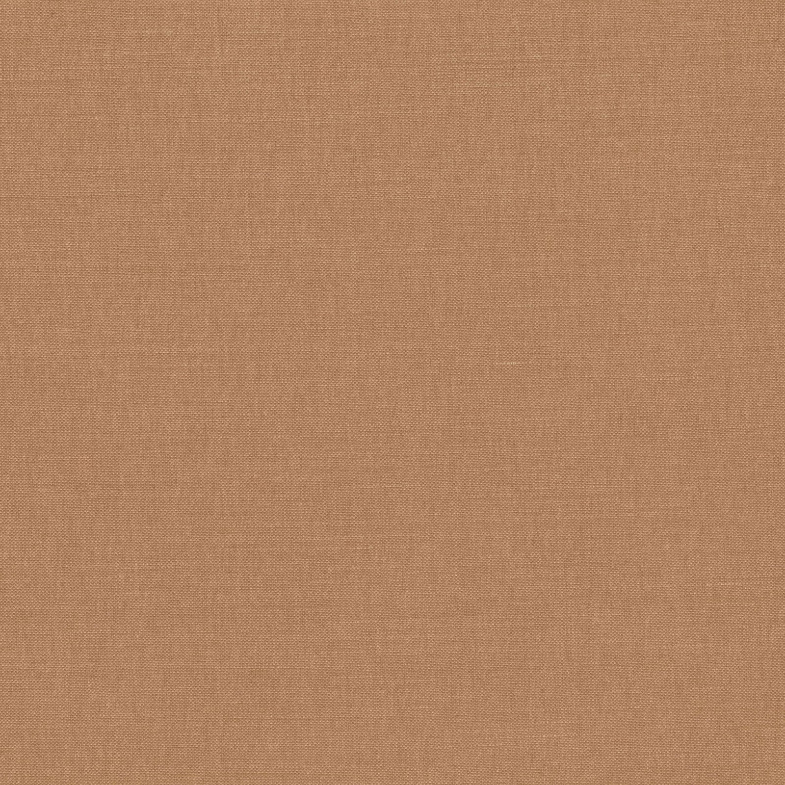 Close-up of Linara Spice in muted terracotta with a fine plain weave