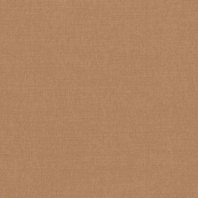 Close-up of Linara Spice in muted terracotta with a fine plain weave