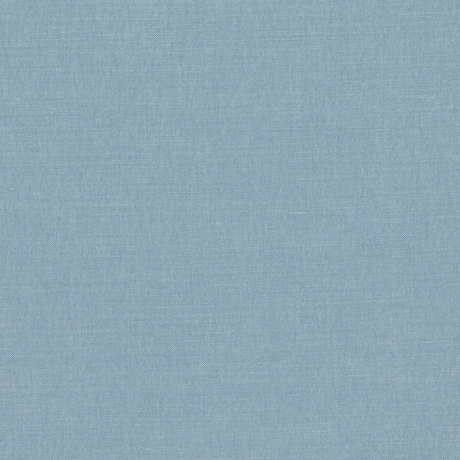 Close view of Linara Steel Blue’s cool blue-grey plain woven texture