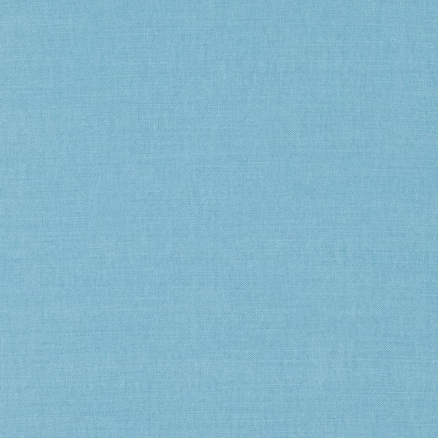 Close-up of soft aqua-blue Linara fabric with a fine tonal plain weave
