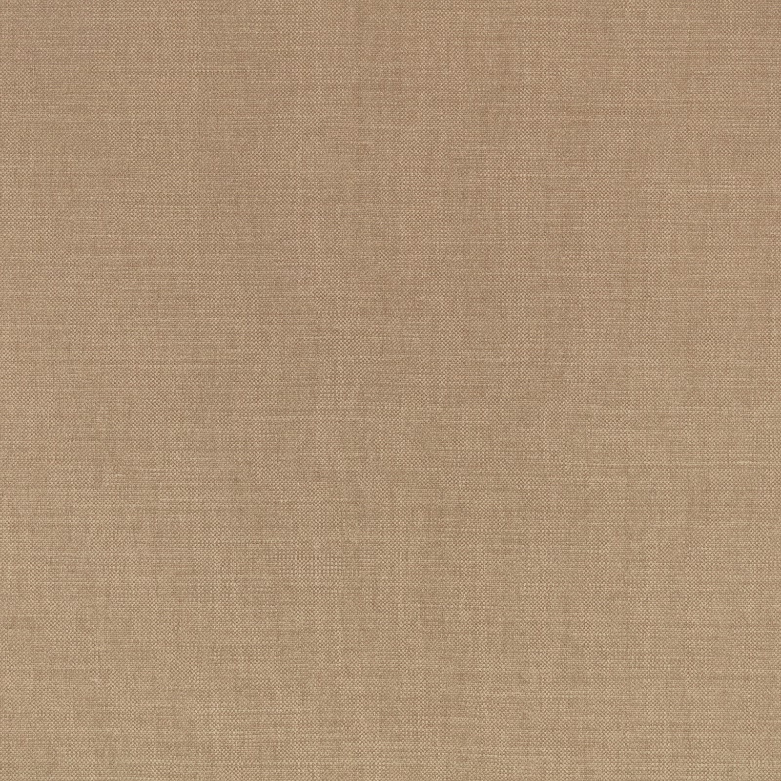 Warm tawny beige plain-weave textile showing a fine, even woven texture