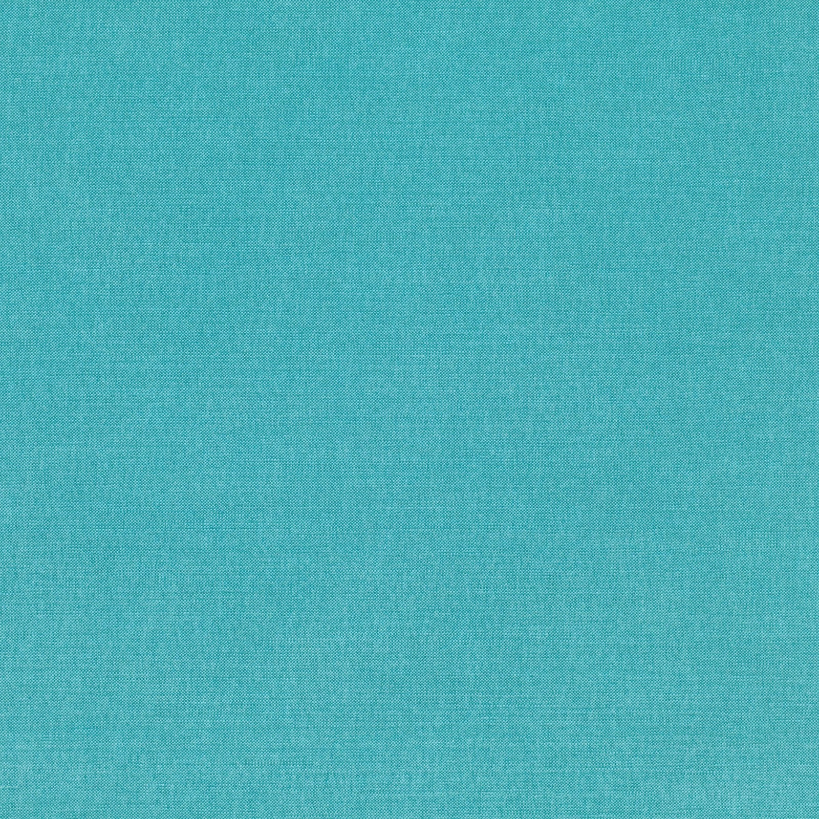 Close-up of cool turquoise teal fabric with a fine, softly varied weave