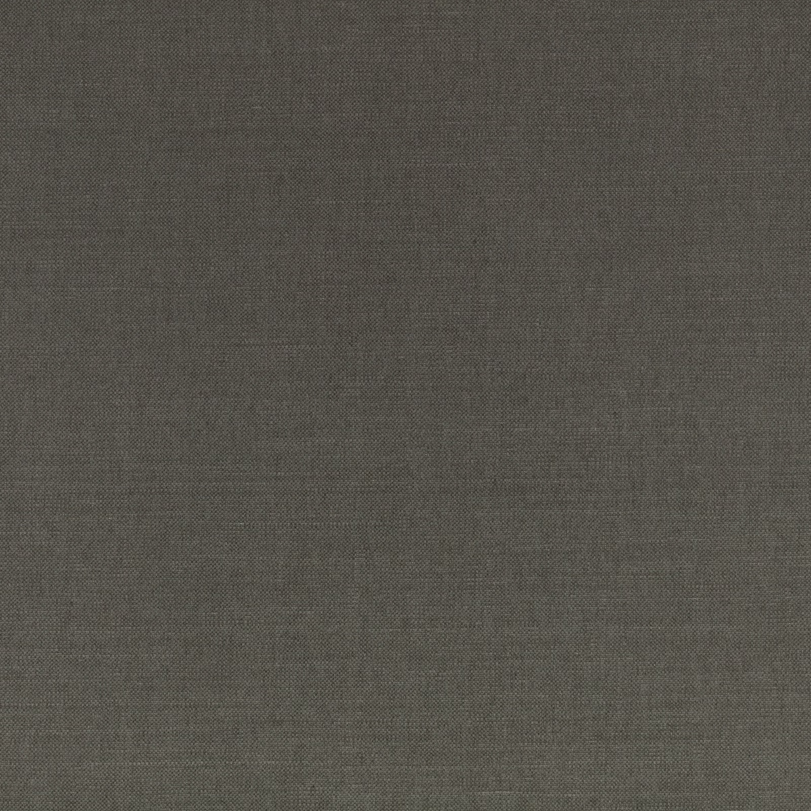 Deep charcoal-grey plain weave with subtle brown-grey tonal variation across the textured surface