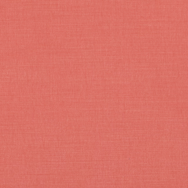 Warm coral-orange plain weave with subtle crosshatched texture