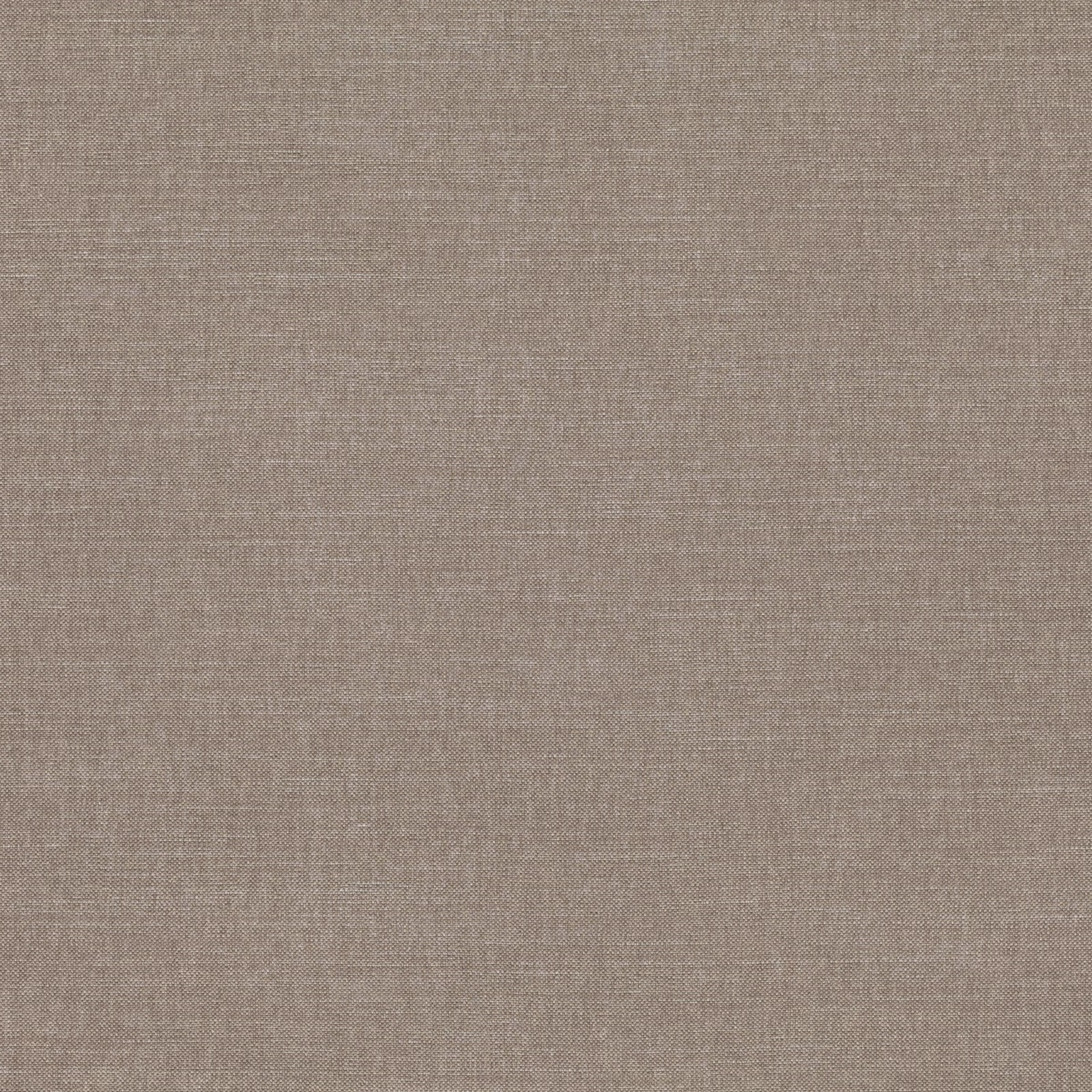 Close-up of softly mottled umber taupe fabric with a fine crosshatched weave