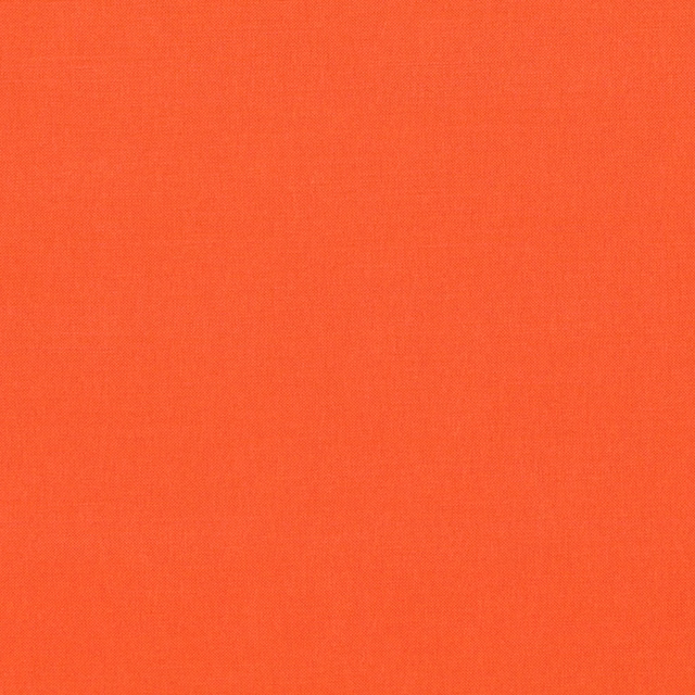 Vivid vermilion orange-red fabric with a fine, even woven texture