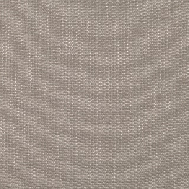 Close-up of taupe-grey Milani fabric with a fine, softly checked weave