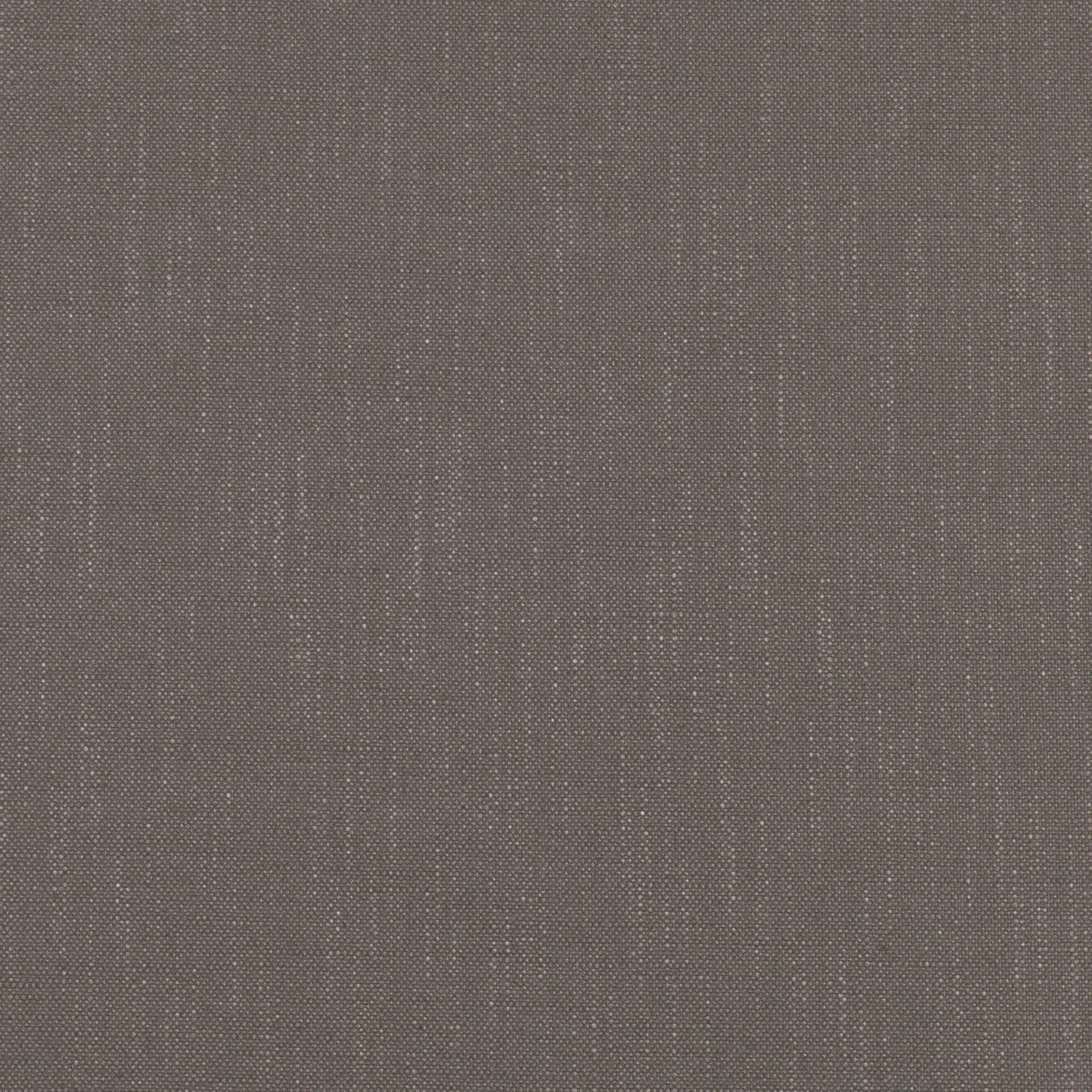 Close-up of warm iron-grey woven fabric with fine vertical tonal striations