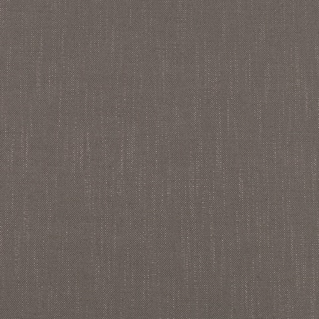 Close-up of warm iron-grey woven fabric with fine vertical tonal striations